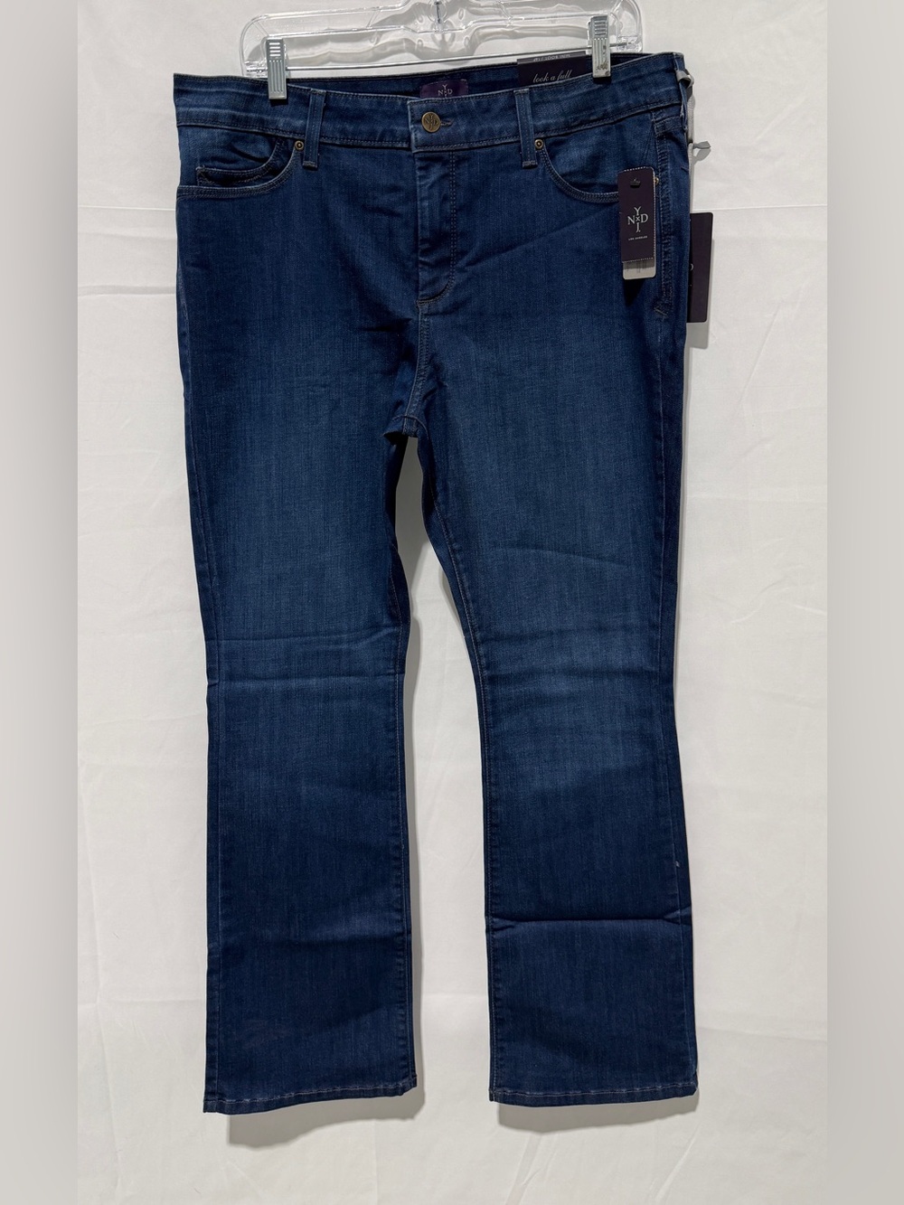 NWT NYDJ Mini Boot Cut Valencia Wash Denim Jeans, 16P, Petite Plus Size